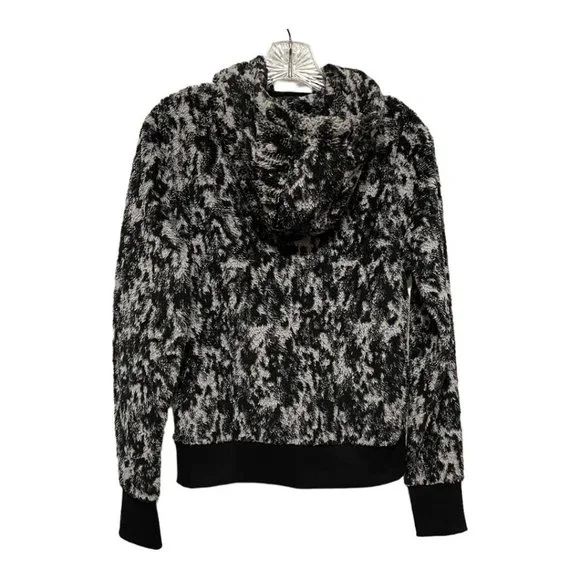 Athleta XXS Glacier Black Tugga Sherpa Hoodie - Picture 5 of 8